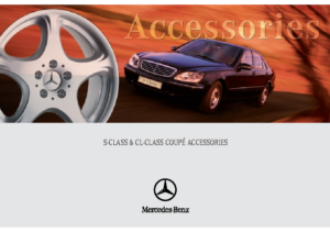 2002 Merceres-Benz S-CL Accessories UK