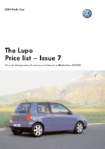 2004 VW Lupo PL UK
