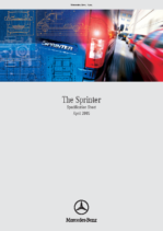 2005 Mercedes-Benz Sprinter Traveliner Spec Sheet UK