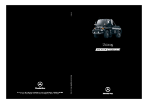 2006 Mercedes-Benz Unimog Black Edition UK
