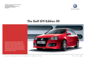 2006 VW Golf GTI Edition 30 UK