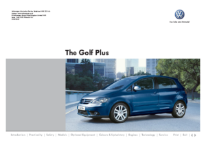 2007 VW Golf Plus UK