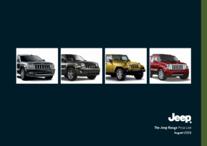 2008 Jeep Price Llist UK
