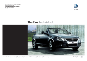 2008 VW Eos Individual UK