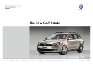 2009 VW Golf Estate UK