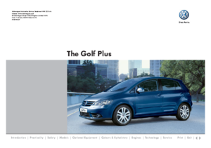 2009 VW Golf Plus UK