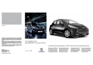 2010 Peugeot 207 Essential Accessory Collection UK