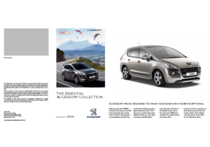 2010 Peugeot 3008 Essential Accessory Collection UK
