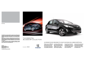 2010 Peugeot 308 Essential Accessory Collection UK