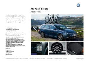 2010 VW Golf Estate A6 Accessories UK