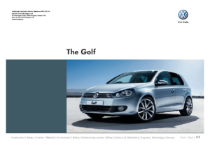 2010 VW Golf Range UK