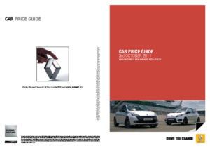 2011 Renault Car Price Guide UK