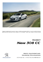 2012 Peugeot 308 CC Prices & Specs UK