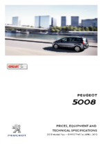 2012 Peugeot 5008 Prices & Specs UK
