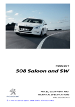 2012 Peugeot 508 Prices & Specs UK