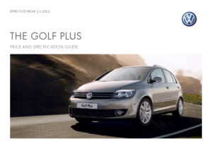 2012 VW Golf Plus PL UK