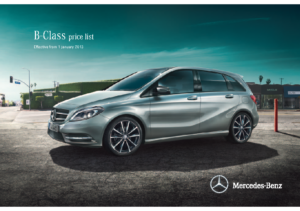 2013 Mercedes-Benz B-Class Price List UK