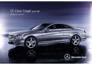 2013 Mercedes-Benz CL-Class Price List UK