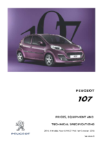 2013 Peugeot 107 Prices & Specs UK
