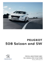 2013 Peugeot 508 Prices & Specs UK