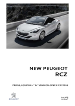2013 Peugeot RCZ Prices & Specs UK