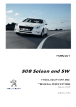 2014 Peugeot 508 Prices & Specs UK