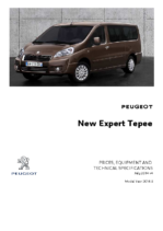 2014 Peugeot Expert Tepee Prices & Specs UK