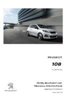 2015 Peugeot 108 Prices & Specs UK