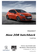 2015 Peugeot 208 Hatchback UK