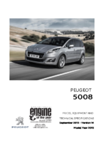 2015 Peugeot 5008 Prices & Specs UK