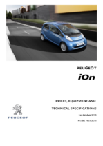 2015 Peugeot iOn UK
