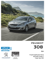 2016 Peugeot 308 SW Prices & Specs 04-2016 UK