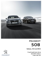 2016 Peugeot 508 Prices & Specs 04-2016 UK