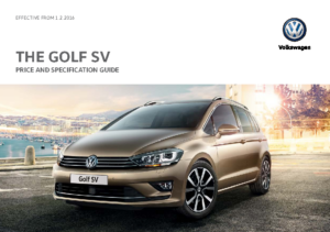 2016 VW Golf SV PL UK
