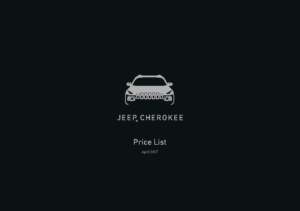 2017 Jeep Cherokee Price List UK