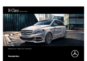 2017 Mercedes-Benz B-Class Electric Drive UK