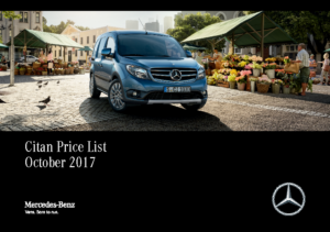 2017 Mercedes-Benz Citan Price List UK
