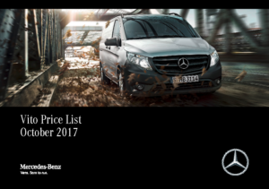 2017 Mercedes-Benz Vito Price List UK