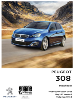 2017 Peugeot 308 Prices & Specs UK