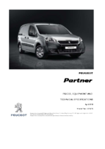 2018 Peugeot Partner Prices & Specs UK