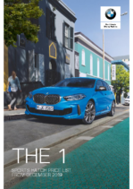 2019 BMW 1 Series Price List UK