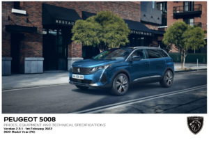 2022 Peugeot 5008 SUV Prices & Specs UK