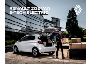 2022 Renault Zoe Van UK