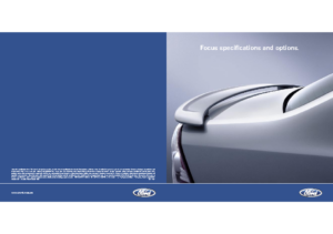2005 Ford Focus Specs AUS