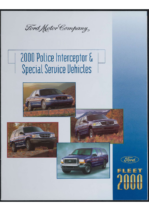 2000 Ford Police Interceptor & Special Service Vehicles Fleet