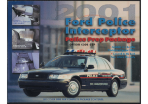 2001 Ford Police Interceptor Police Prep Package