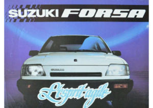 1987 Suzuki Forsa Sales Sheet CN FR