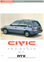 1988 Honda Civic 4WD AUS
