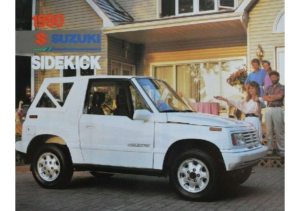 1990 Suzuki Sidekick Sales Sheet CN FR