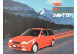 1990 Suzuki Swift GT Sales Sheet CN FR